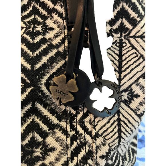 Lucky Brand | Cotton/Linen tapestry bag - Picture 3 of 11